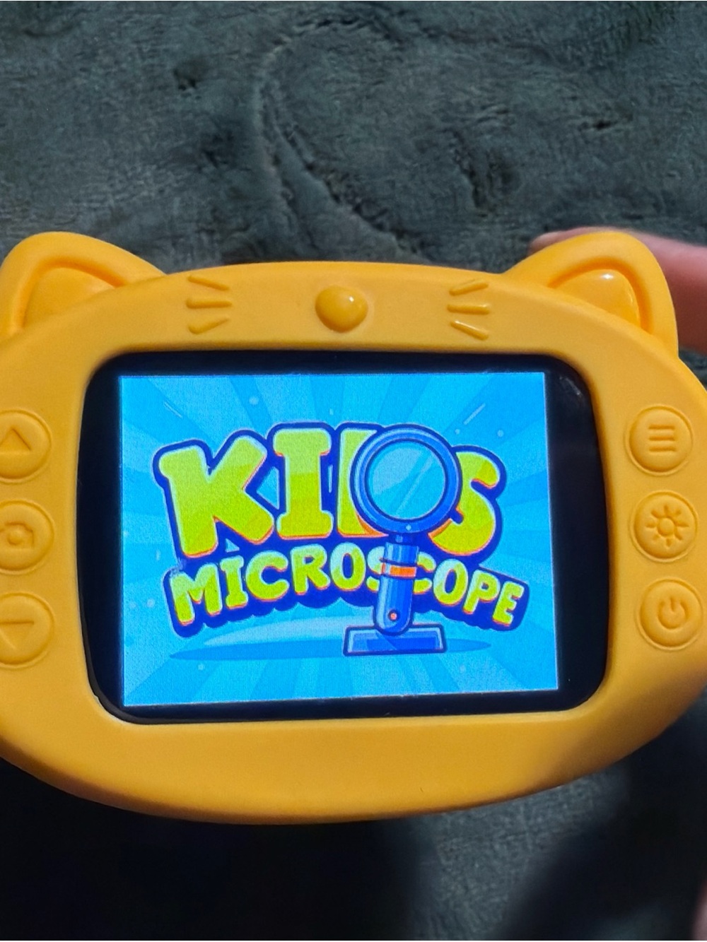 Kids Microscope Electronic Toy - Yellow